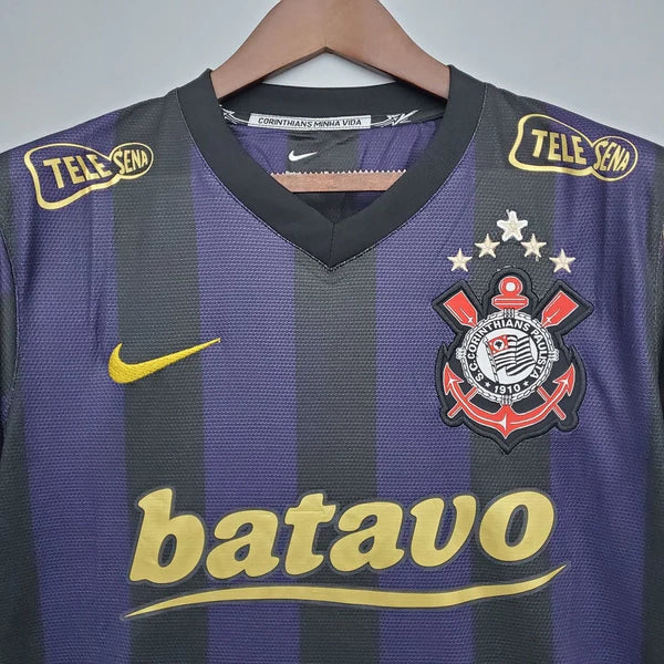 Retrô Corinthians Third 2009 Preta/Roxa Men's