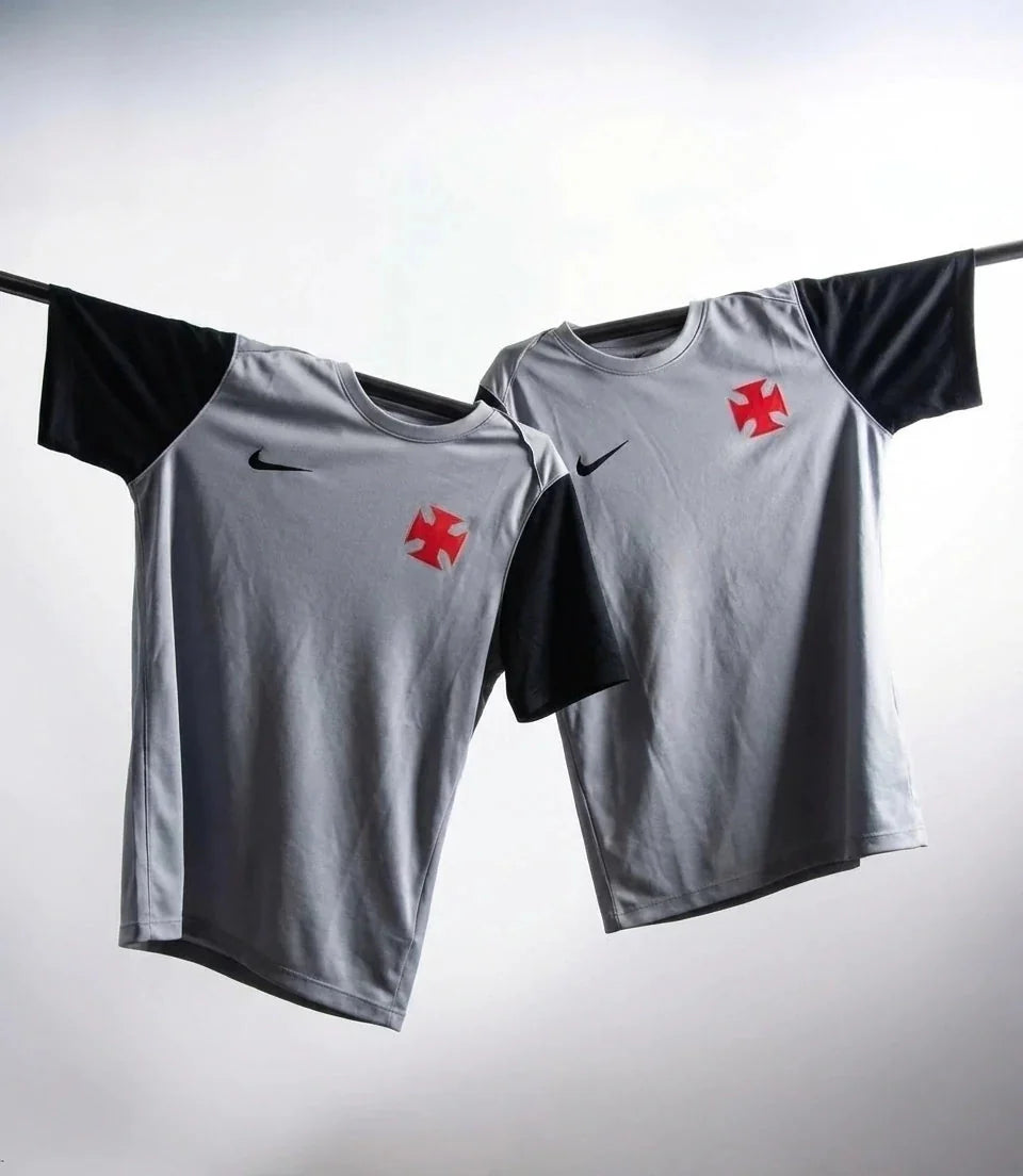 Jersey Vasco 2026/27 Fan Version - Training - Cinza+Preto