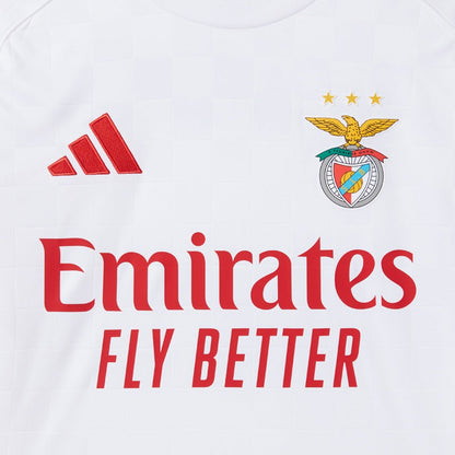 Camisola Benfica Alternativa Branca 2025/26 - ÚLTIMAS UNIDADES! 🔥🦅