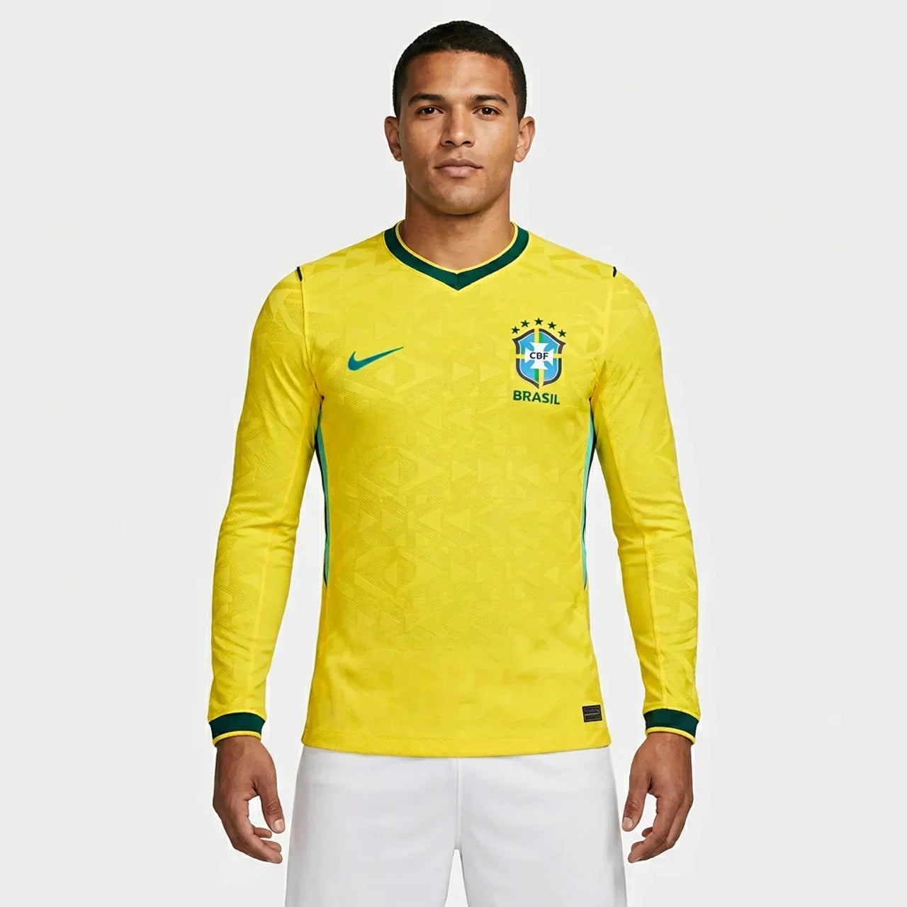 Brazil 2026 Home Player Version Long-Sleeve Jersey [Slim Fit]