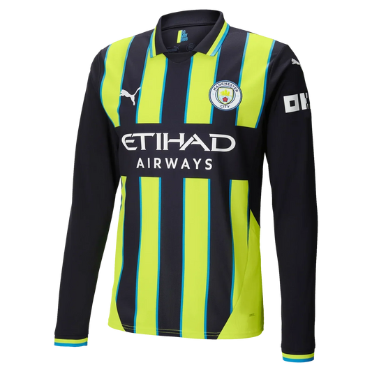 Manchester City Away Jersey 2024/2025 Long Sleeve
