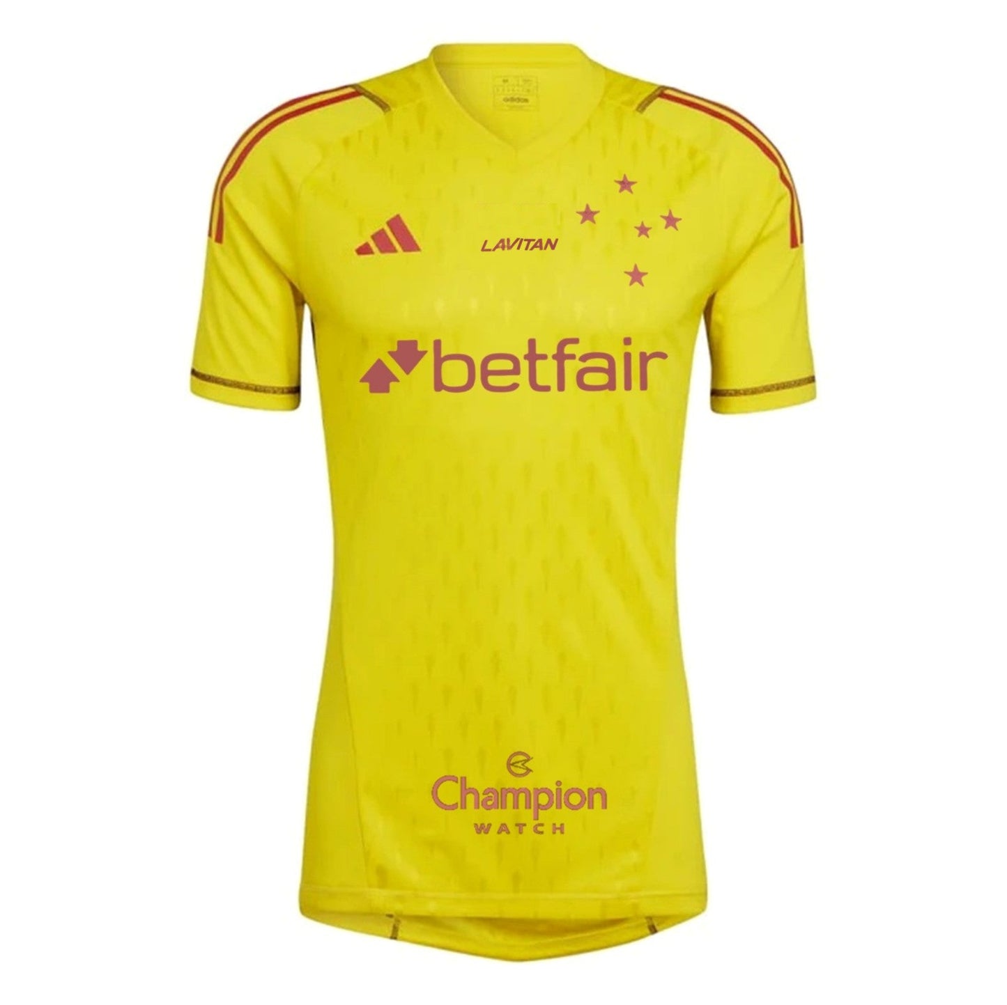 Cruzeiro 24/25 Goalkeeper Jersey - Yellow - with Sponsors - Fan Version