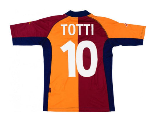 ASR Kit Bambino Retro Totti #10 2001/02
